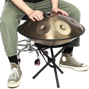 Stainless-Steel-handpan-on-the-stand